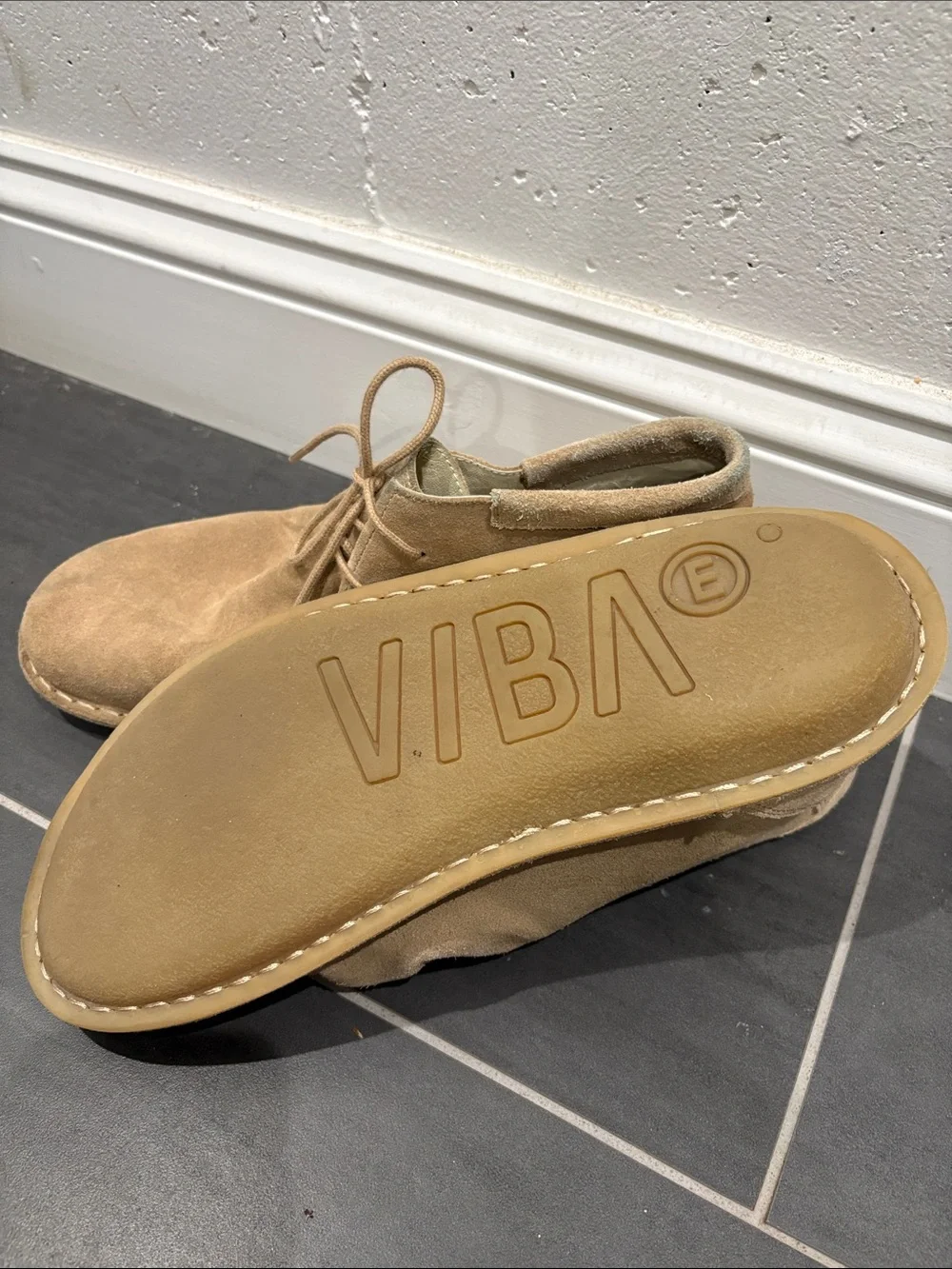 Men's Suede Chukka Boots in Tan - Casual Lace-Up